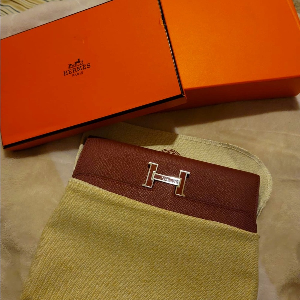 Hermes Kelly Wallet Veau Epsom Leather